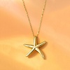 image:imageRossSimons Italian 14kt Yellow Gold Starfish NecklaceNo Gemstone