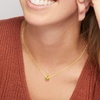 image:imageRossSimons Italian 14kt Yellow Gold Textured Love Knot NecklaceNo Gemstone