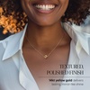 image:imageRossSimons Italian 14kt Yellow Gold Textured Love Knot NecklaceNo Gemstone