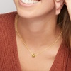 image:imageRossSimons Italian 14kt Yellow Gold Textured Love Knot NecklaceNo Gemstone