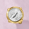 image:imageRossSimons Italian 18kt Gold Over Sterling Genuine 2Lira Bumblebee Coin RingNo Gemstone