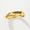 image:imageRossSimons Italian 18kt Gold Over Sterling Petite Rolling RingNo Gemstone