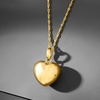 image:imageRossSimons Italian 18kt Gold Over Sterling Puffed Heart Pendant Necklace
