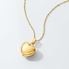 image:imageRossSimons Italian 18kt Gold Over Sterling Puffed Heart Pendant Necklace