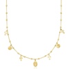 image:imageRossSimons Italian 18kt Gold Over Sterling Religious Charm Necklace 18 inches