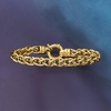 image:imageRossSimons Italian 18kt Gold Over Sterling Round WheatChain Braceletno gemstone
