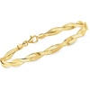 image:imageRossSimons Italian 18kt Gold Over Sterling Twisted Herringbone Braceletno gemstone