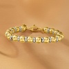 image:imageRossSimons Italian 18kt Gold Over Sterling and Sterling Silver Bead Braceletno gemstone