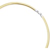 image:imageRossSimons Italian 4mm Silver and 14kt GoldPlated Omega NecklaceNo Gemstone