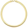 image:imageRossSimons Italian 8mm 14kt Yellow GoldPlated Reversible Omega NecklaceNo Gemstone