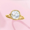 image:imageRossSimons Italian MotherOfPearl Ring in 14kt Yellow Goldmother of pearl