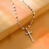 image:imageRossSimons Italian Sterling Silver Cross NecklaceNo Gemstone