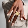 image:imageRossSimons Italian Tagliamonte 555mm Cultured Pearl and 40 ct tw Ruby EtruscanStyle Ring in 18kt Gold Over Sterling