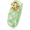 image:imageRossSimons Jade Good Fortune Ring With 18kt Gold Over SterlingJade
