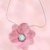 image:imageRossSimons MotherOfPearl Heart Overlay Necklace in Sterling SilverWhite