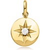 image:imageRossSimons OctoberPink Tourmaline  Italian Birthstone Starburst Charm in 10kt Yellow Gold