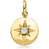 image:imageRossSimons OctoberPink Tourmaline  Italian Birthstone Starburst Charm in 10kt Yellow Gold