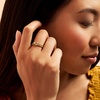 image:imageRossSimons Pure Collection Italian 14kt Yellow Gold Infinity Symbol CurbLink Ring Size 7