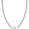 image:imageRossSimons Sterling Silver BismarkLink Claddagh NecklaceNo Gemstone