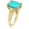 image:imageRossSimons Turquoise Ring With LabGrown Diamonds in 18kt Gold Over SterlingDiamond