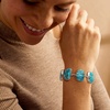 image:imageRossSimons Turquoise Toggle Bracelet in Sterling Silver 7 inches
