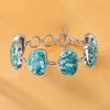 image:imageRossSimons Turquoise Toggle Bracelet in Sterling Silver 7 inches