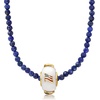 image:imageRossSimons White Jade and Multicolored Enamel American Flag Bead Charm in 18kt Gold Over Sterling