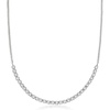image:imagePure Collection by RossSimons 100 ct tw Diamond TennisStyle Necklace in Sterling SilverDiamond