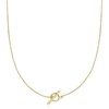 image:imagePure Collection by RossSimons 18kt Gold Over Sterling Beaded Toggle NecklaceNo Gemstone