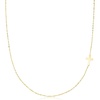 image:imagePure Collection by RossSimons Italian 10kt Yellow Gold Single Cross Station NecklaceNo Gemstone