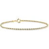 image:imagePure Collection by RossSimons Italian 15mm 10kt Yellow Gold RopeChain Braceletno gemstone
