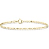 image:imagePure Collection by RossSimons Italian 2mm 10kt Yellow Gold MirrorLink Braceletno gemstone
