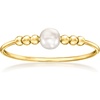 image:imagePure Collection by RossSimons Italian 354mm Cultured Pearl and Bead Ring in 14kt Yellow Gold