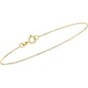 image:imagePure Collection by RossSimons Italian 5mm 10kt Yellow Gold BoxChain Braceletno gemstone