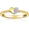 image:imagePure Collection by RossSimons LabGrown Diamond Heart Ring in 18kt Gold Over SterlingDiamond