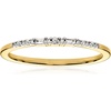 image:imagePure Collection by RossSimons Round and Baguette Diamond Ring in 18kt Gold Over SterlingDiamond