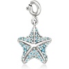 image:imageRossSimons 030 ct tw London Blue Topaz Starfish Charm in Sterling Silver