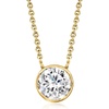 image:imageRossSimons 100 Carat BezelSet LabGrown Diamond Necklace in 14kt Yellow GoldDiamond