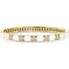 image:imageRossSimons 110 ct tw LabGrown Diamond and White Enamel Bangle Bracelet in 18kt Gold Over SterlingDiamond