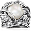 image:imageRossSimons 12125mm Cultured Pearl Ring in Sterling Silver