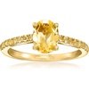 image:imageRossSimons 130 ct tw Citrine Birthstone Ring in 18kt Gold Over SterlingCitrine