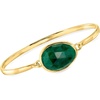 image:imageRossSimons 1300 Carat Emerald Bangle Bracelet in 18kt Gold Over SterlingEmerald