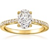 image:imageRossSimons 140 ct tw Moissanite Birthstone Ring in 18kt Gold Over SterlingMoissanite