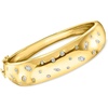 image:imageRossSimons 140 ct tw Scattered LabGrown Diamond Bangle Bracelet in 18kt Gold Over Sterling 7 inches