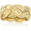 image:imageRossSimons 14kt Yellow GoldPlated Braided RingNo Gemstone