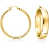 image:imageRossSimons 14kt Yellow GoldPlated Hoop Earrings