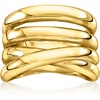 image:imageRossSimons 14kt Yellow GoldPlated MultiRow RingNo Gemstone