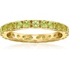image:imageRossSimons 170 ct tw Peridot Eternity Band in 18kt Gold Over SterlingPeridot