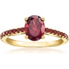image:imageRossSimons 180 ct tw Garnet Birthstone Ring in 18kt Gold Over SterlingGarnet