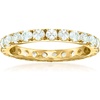 image:imageRossSimons 180 ct tw Swiss Blue Topaz Eternity Band in 18kt Gold Over SterlingTopaz